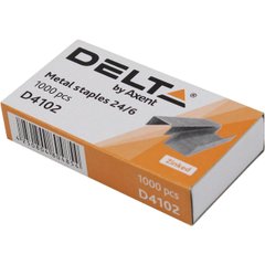 Скоби для степлера №24/6 Delta by Axent 4102 1000 шт.