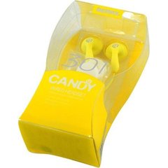 Навушники Remax Candy 301 yellow і мікрофон