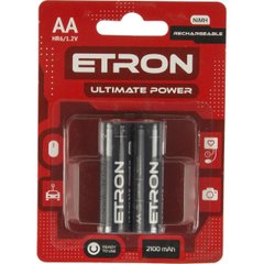 Акумулятори Etron Ultimate Power ready Ni-Mh (R-06,2100 mAh) / блістер 2 шт (2)