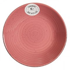 Тарілка супна керам. "Cesiro Spiral" рожева 21см №A2345S/G139/5968(1)(12)