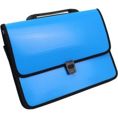 Портфель на застібці Economix Вишиванка E31641-11 пластиковий блакитний