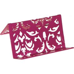 Підставка для візиток металева Buromax Barocco 6226-10 100х97х47мм рожева