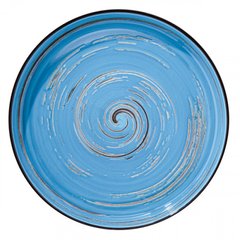 Тарілка керам. "Spiral Blue" 23см №WL-669619/6193/Wilmax/(3)(24)