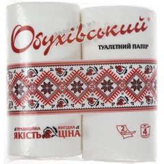 Туалетний папір Обухівський 2шар. (4шт) №3827(24)