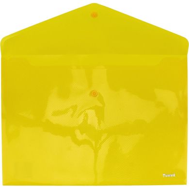 Папка-конверт Axent 1412-26 А4 на кнопці жовта