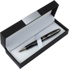 Ручка кулькова "Cabinet" Canyon 0,7 мм корпус чорний з сріблом №O15967-01