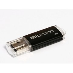 Флеш-пам`ять 4GB "Mibrand" Cougar USB2.0 black №0481