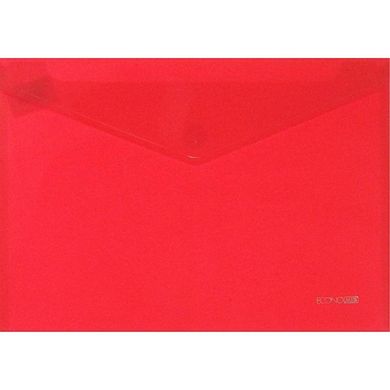 Папка-конверт Economix E31302-03 B5+ на кнопці червона