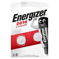 Батарейка Energizer Lithium CR2016/2bl(2)(20)