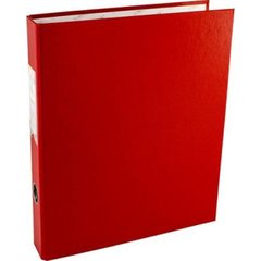Папка "Norma" А4/50мм на 4 кольца PVC картон (красная) (24) № 5306/03070421
