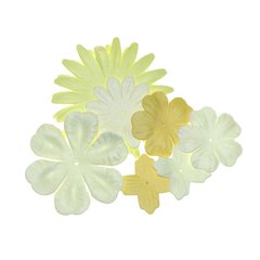 Квіти паперові Dalprint 9ACRE.0002 36 шт. жовто-кремові