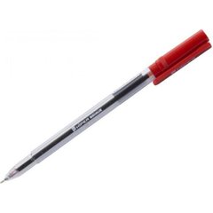 Ручка кулькова масляна "Hiper" Genius 0,7 мм червона (10) (100) (1000) №HO-120