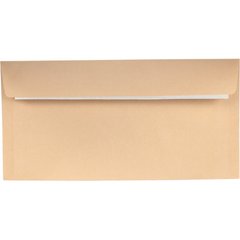 Конверт поштовий Е65/DL (0 + 0) самосклеювальний із силіконовою стрічкою білий