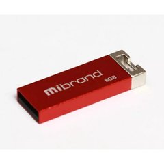Флеш-пам`ять 8GB "Mibrand" Сhameleon USB2.0 red №1586