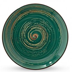 Тарілка керам. "Spiral Green" 28см №WL-669520/5202/Wilmax/(3)(18)