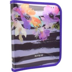 Папка для зошитів В5 "Kite" №K18-203-2 "Flowers" на блискавці