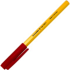Ручка кулькова "Schneider" S150502 Tops 505F 0,5 мм червона,корпус помаранчевий
