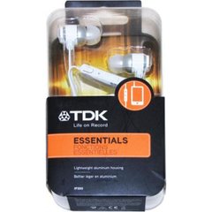 Навушники вакуумні TDK IP400 In-Ear Headphones-iPhone control white і регул. гучність