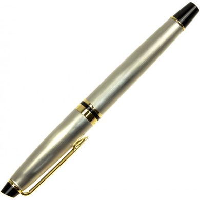 Ручка чорна "Waterman" 10042 Expert сталь позолота