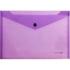 Папка-конверт Economix E31302-12 B5+ на кнопці фіолетова