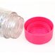 Пляшка для води пластик "Yes" Sparkle 570мл кришка рожева 707006 з блискітками