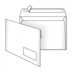 Конверт поштовий C5 (0+0) скл вікно №3544/3552(50)