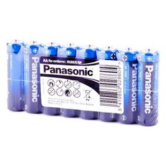 Батарейки Panasonic zinc carbon R-06 / плівка 8 шт (6) (30)