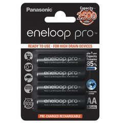 Акумулятори Panasonic Eneloop Ni-Mh (R-06,2500mAh)/блістер 4шт
