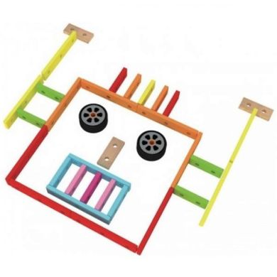 Іграшка дерев'яна яна конструктор Планки, 208 деталей 3922 Classic World