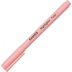 Текстмаркер "Axent" №2533-10-A клин. Highlighter Pastel 2-4мм рожевий(12)(144)