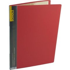 Папка Scholz" A4 з 10 файлами PP червона (15) №06500 / 03060591
