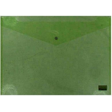 Папка-конверт Axent 1402-25 А4 на кнопці зелена