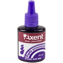 Штемпельна фарба "Axent" 30 мл фіолетова (12) №7301-11-A