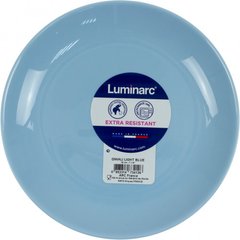 Тарілка десерт. скло "Luminarc.Diwali Light Blue" 19см №34126/P2612(6)(24)