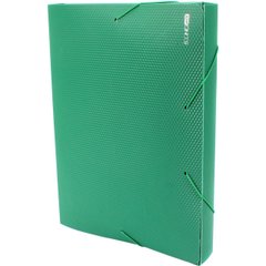 Папка-бокс Economix А4 40мм пластикова на резинці зелена E31402-04