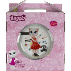 Сервіз дитячий скло 3предм. "Angela" (тарілка,салатник,чашка) №86004761/0485/Галерея/(3)