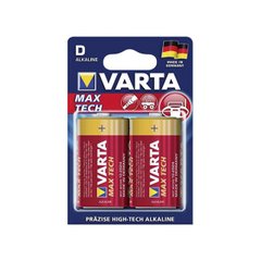 Батарейки Varta maxi tech LR-20 / блістер 2 шт (10)