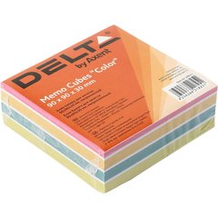 Блок для заміток неклеєний 90х90мм 30мм Delta by Axent Color 8023