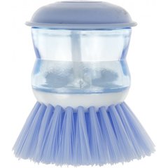Щітка для миття посуду з дозатором "Economix cleaning" блакитна №E72725(50)