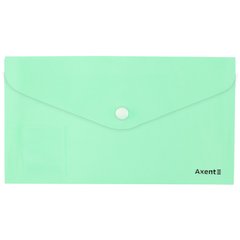 Папка-конверт "Axent" №1414-09 Pastelini на кнопці DL неом'пам'ятна(12)