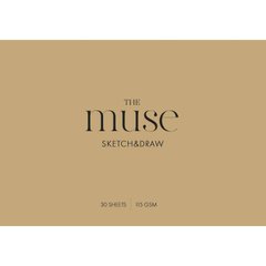 Альбом для малювання склейка 30арк. A4 "Muse" крафт-картон PB-GB-030-311/Школярик