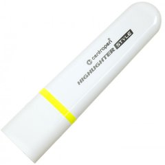 Текстмаркер "Centropen" №6252/51 клин. Highlighter Style 1-4,6 мм жовтий(10)