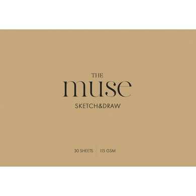 Альбом для малювання склейка 30арк. A4 "Muse" крафт-картон PB-GB-030-311/Школярик
