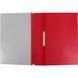 Папка-швидкозшивач Economix E31511-03 А4 без перфорації глянсовий прозорий верх червона