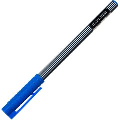 Ручка кулькова масляна "Economix" E10198 Stripy 0,7 мм, синя