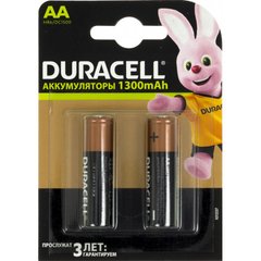 Акумулятори Duracell Ni-Mh (HR-06,1300mAh)/блістер 2шт