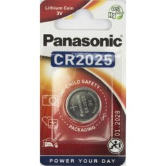 Батарейка Panasonic CR2025/1bl lithium 3V