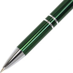 Ручка авт. кульк. "Economix" №E10307-04 HIT сіня,метал.,корпус зелений(50)