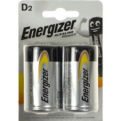 Батарейки Energizer Alkaline Power LR-20/блістер 2шт(6)
