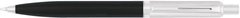 Ручка кулькова "Cabinet/Optima" O15957-16 Rio 0,7 мм чорн. з хромом